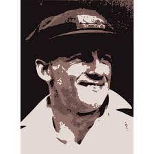 Bradman smilling