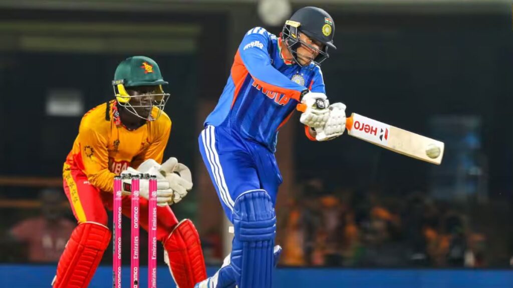 Abhishek Sharma playing shot in T20 World Cup 2026